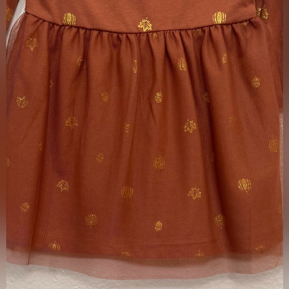 NWOT Carter's Child of Mine Toddler Girl Thanksgiving Dress, Size 18M - Picture 5 of 7